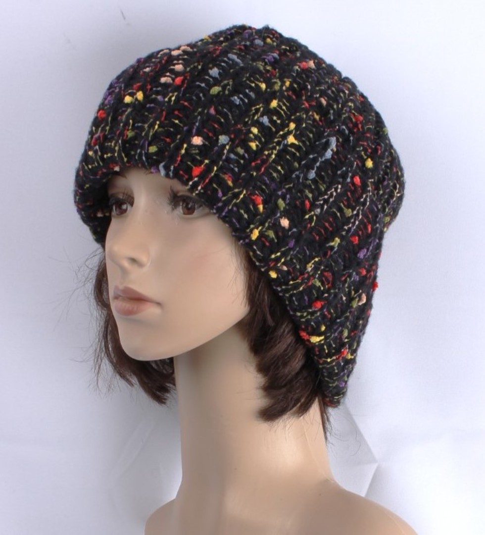 Head Start soft knit flecked  beanie black STYLE : HS/6012BLK image 0